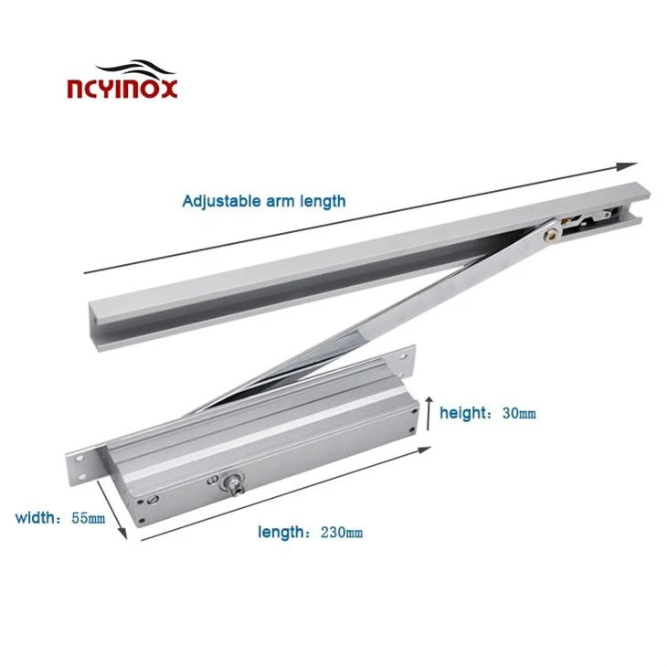 Popular Automatic Door Closer Hidden Hydraulic Concealed Door Closer 30-60KG