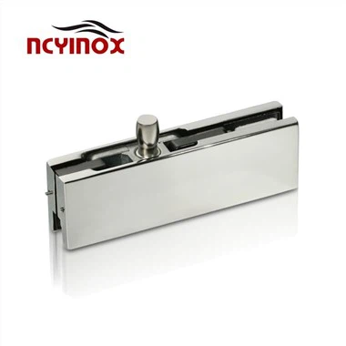 اتصالات وصله درب شیشه ای بدون قاب از جنس استنلس استیل JM-03