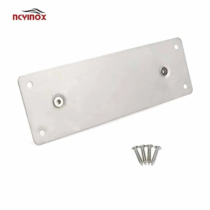 Stainless Steel Handle Fire Door Handle Safety Passage Door Handle Push & Pull Plate U Handle For Commercial