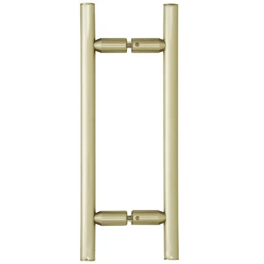 Modern Commercial Matte Black 8" Ladder Style Back-to-Back Glass Door Pull Handles best